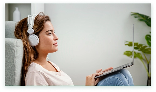 Prikaz audio zapisa uključenih u trening